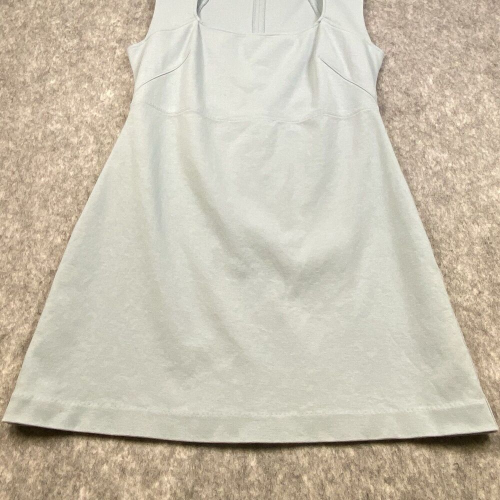 Everlane Dress Womens Large Light Blue The 90s Mini Short Sleeveless Cotton - Picture 4 of 13